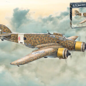 Modellino aerei da costruire kit di montaggio Italeri S.79 SPARVIERO scala 1:72