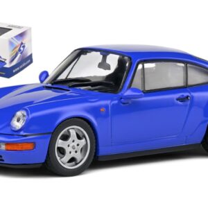 Modellino auto scala 1:43 Solido PORSCHE 964 RS BLUE diecast modellismo statico