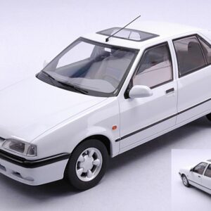 Modellino auto scala 1:18 RENAULT 19 1994 WHITE modellismo statico collezione