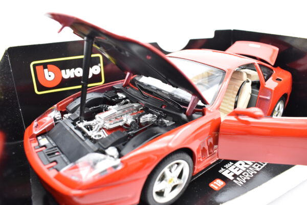 Modellino auto FERRARI 550 MARANELLO scala 1:18 Burago diecast modellismo da collezione - Image 5