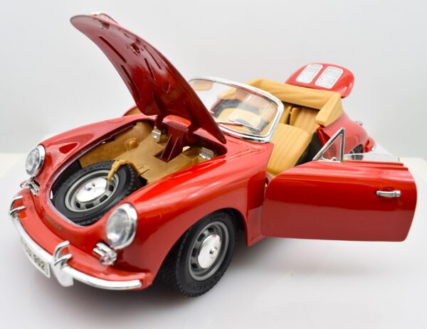 Modellino auto scala 1:18 PORSCHE 356 B modellismo da collezione