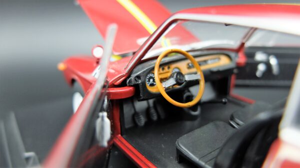 Modellino auto scala 1:24 LANCIA FULVIA COUPE RALLY 1.3 HF modellismo statico da collezione diecast - Image 6
