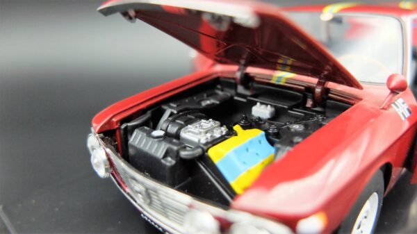 Modellino auto scala 1:24 LANCIA FULVIA COUPE RALLY 1.3 HF modellismo statico da collezione diecast - Image 8