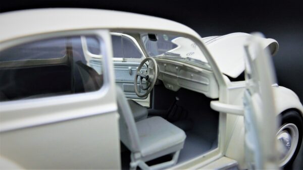 Modellino auto VW Maggiolino beetle kafer 1200 scala 1:24 diecast modellismo collezione statico epoca - Image 8