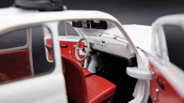 Modellino auto scala 1:24 Fiat 500 F modellismo statico da collezione - Image 7