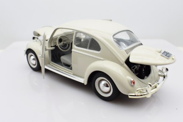 Modellino auto VW Maggiolino beetle kafer 1200 scala 1:24 diecast modellismo collezione statico epoca - Image 3
