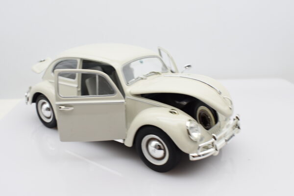 Modellino auto VW Maggiolino beetle kafer 1200 scala 1:24 diecast modellismo collezione statico epoca - Image 4