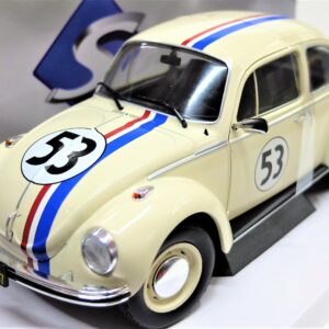 Modellino auto scala 1:18 HERBIE BEETLE MAGGIOLINO TUTTO MATTO FILM kafer movie