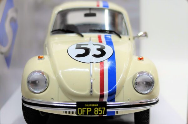 Modellino auto scala 1:18 HERBIE BEETLE MAGGIOLINO TUTTO MATTO FILM kafer movie - Image 5