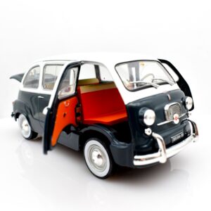 Modellino auto FIAT 600 MULTIPLA scala 1:24 diecast modellismo collezione statico epoca
