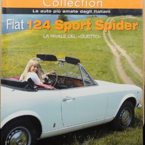 fascicolo Quattroruote Collection FIAT 124 SPORT SPIDER modellino auto 1:24 libro book