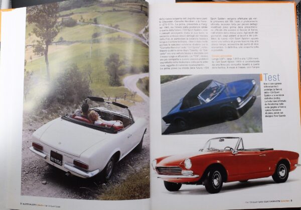 fascicolo Quattroruote Collection FIAT 124 SPORT SPIDER modellino auto 1:24 libro book - Image 3