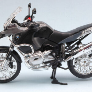 Modellino moto scala 1:9 BMW R1200GS GREY motor bike diecast modelllismo