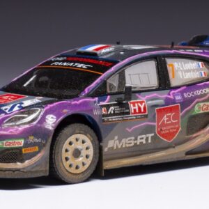 Modellino auto rally scala 1:43 Ixo Model  FORD PUMA WRC N.7 RALLY ACROPOLIS 2022 LOUBETLANDAIS modellismo statico collezione