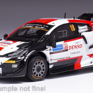 Modellino auto rally scala 1:43 Ixo Model  TOYOTA GR YARIS N.18 WRC RALLY ESTLAND 2022KATSUTAJOHNSTON modellismo statico collezione