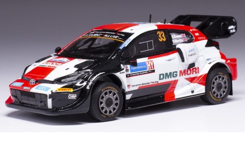 Modellino auto rally scala 1:43 Ixo Model  TOYOTA GR YARIS WRC N.33 RALLY EASTLAND 2022 EVANS-MARTIN modellismo statico collezione