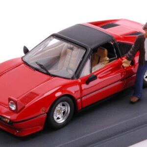 Modellino auto scala 1:43 Best Model  FERRARI 308 GTS PERSONAL CAR VILLENEUVE 1977 WITH FIGURE modellismo collezione