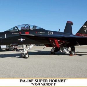 Modellino aerei da costruire model kit di montaggio Hasegawa FA-18F SUPER HORNET VX9 VANDY 1 KIT 1:72