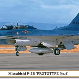 Modellino aerei da costruire model kit di montaggio Hasegawa MITSUBISHI F-2B PROTOTYPE Nr.4 KIT 1:72