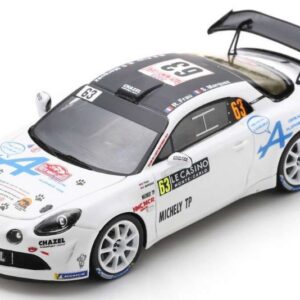 Modellino auto rally scala 1:43 Spark Model ALPINE A110 N.63 RALLY MONTE CARLO 2023 R.FRAU-S.MARQUEZ modellismo statico collezione