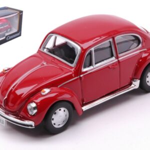 Modellino auto scala 1:43 VW BEETLE RED diecast modellismo statico