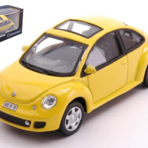 Modellino auto scala 1:43 VW NEW BEETLE YELLOW modellismo collezione