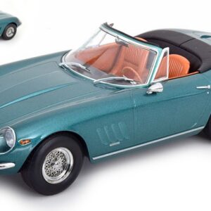 Modellino auto scala 1:18 KK Scale  FERRARI 275 GTB4 NART SPYDER 1967 WREMOVABLE SOFTTOP GREEN modellismo statico collezione