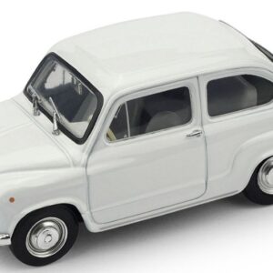 Modellino auto scala 1:43 Brumm  FIAT 600 D FANALONE 1965 BIANCO UPD diecast modellismo statico