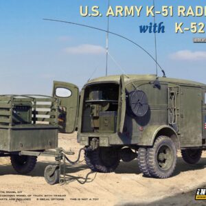 Modellino kit di montaggio carri armati tank Miniart  US ARMY K-51 RADIO TRUCK WK-52 TRAILER INTERIOR KIT 1:35
