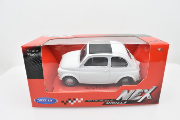 Modellino auto Nuova Fiat 500 burago modellismo statico da collezione - Image 2