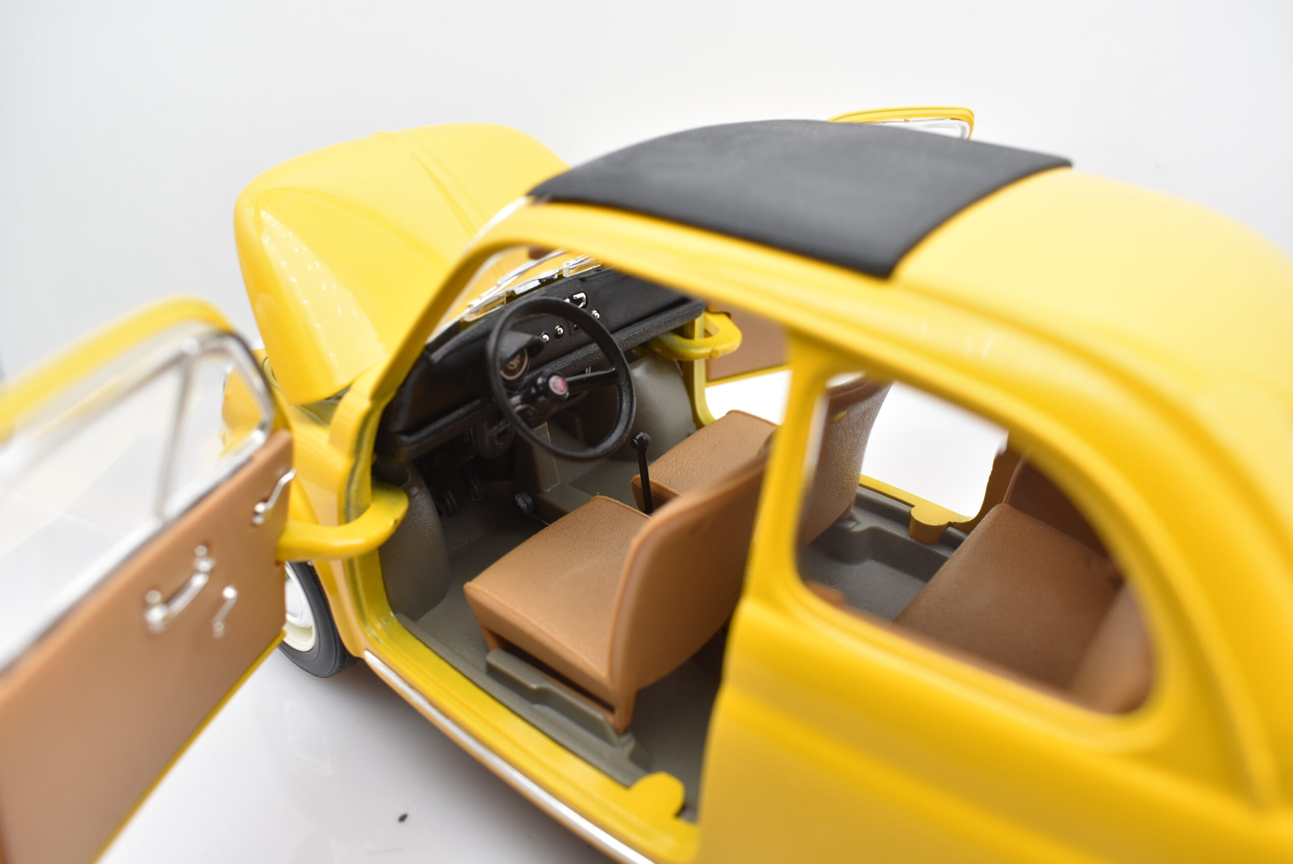 Modellino auto scala 1:16 Fiat 500 Burago diecast modellismo da collezione - Image 6
