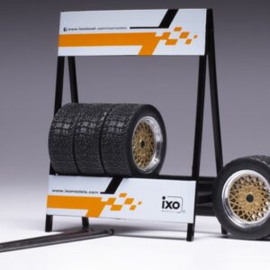 Modellino auto Ixo Model SET 4 gomme ruote WHEELS LADA VFTS