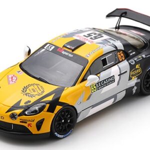 Modellino auto rally scala 1:43 Spark Model ALPINE A110 N.65 RALLY MONTE CARLO 2023 G.FONTALBA-S.HERMET modellismo statico collezione