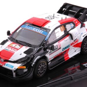 Modellino auto rally scala 1:43 Ixo Model  TOYOTA GR YARIS RALLY1 N.69 SAFARI RALLY 2022 ROVANPERAHALTTUNEN modellismo statico collezione