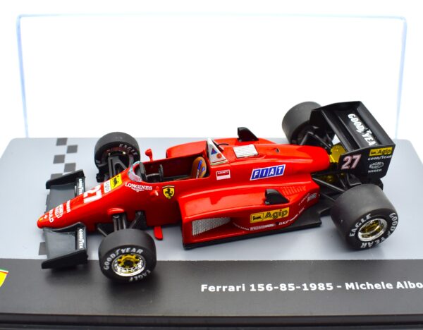 Modellini Auto Ferrari 156-85 1985 Alboreto scala 1:43 formula 1 gp collezione ixo