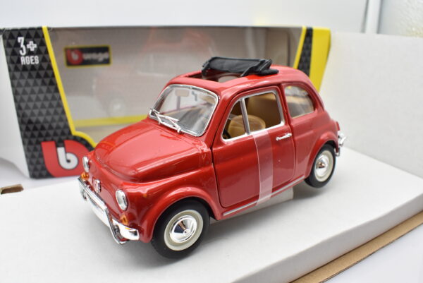 modellino Fiat 500 L 500L auto scala 1:24 burago diecast collezione modellismo - Image 4