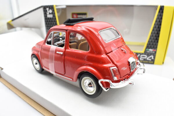 modellino Fiat 500 L 500L auto scala 1:24 burago diecast collezione modellismo - Image 5