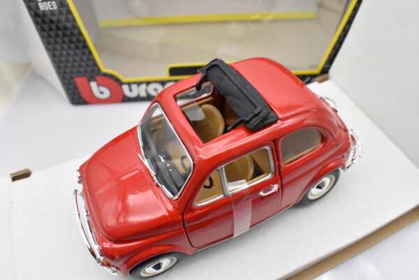 modellino Fiat 500 L 500L auto scala 1:24 burago diecast collezione modellismo - Image 6