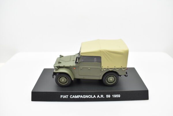 auto esercito da collezione scala 1:43 Fiat Campagnola A.R. 59 diecast modellismo da collezione - Image 2