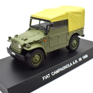 auto esercito da collezione scala 1:43 Fiat Campagnola A.R. 59 diecast modellismo da collezione