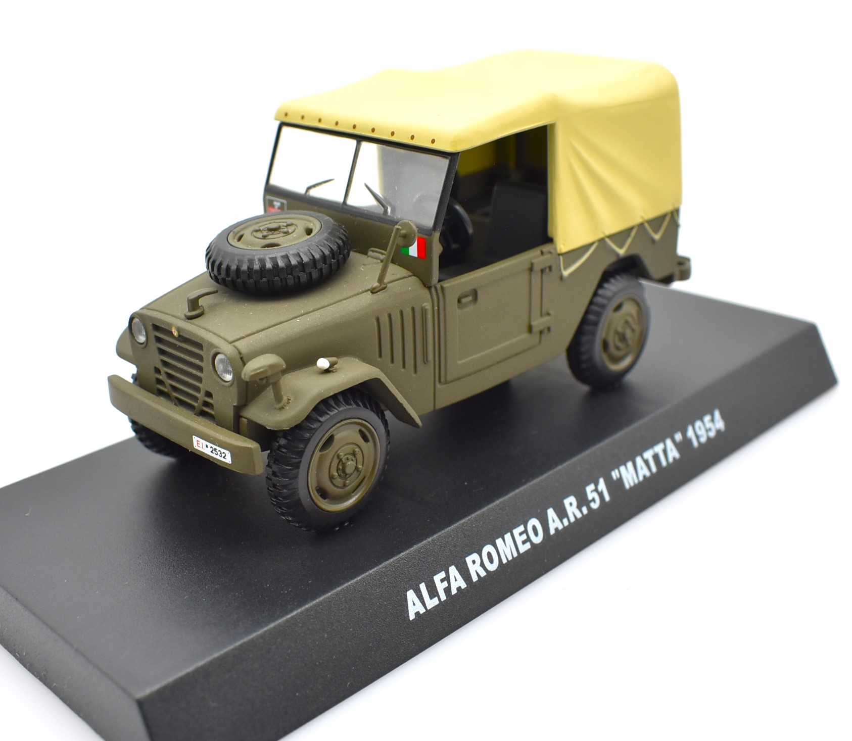 auto esercito da collezione scala 1:43 Alfa Romeo A.R. 51 "Matta" diecast modellismo da collezione