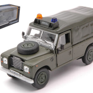 Modellino auto scala 1:43 LAND ROVER SERIE III 109 SOFT TOP GREEN diecast modellismo statico