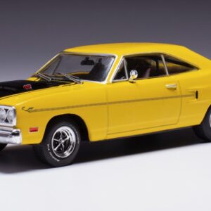 Modellino auto scala 1:43 Ixo PLYMOUTH ROAD RUNNER 1970 YELLOW diecast modellismo