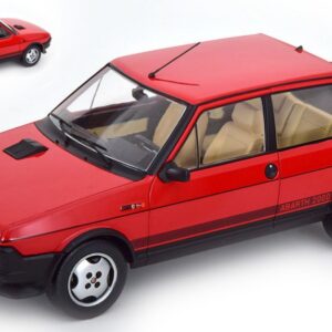 Modellino auto scala 1:18 FIAT RITMO TC 125 ABARTH RED modellismo collezione
