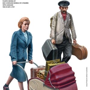 Modellino figure kit montaggio REFUGEES MUSICIAN FAMILY KIT scala 1:35