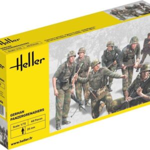 Modellino carri armati TANK model kit di montaggio Heller  GERMAN PANZERGRENADIERS KIT 1:72