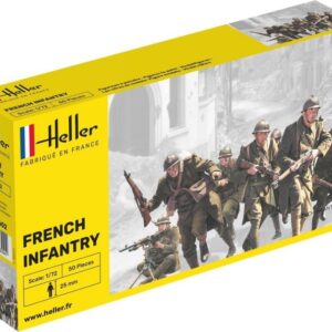 Modellino carri armati TANK model kit di montaggio Heller  FRENCH INFANTRY KIT 1:72