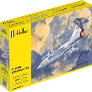 Modellino aerei da costruire model kit di montaggio Heller  F-104G STARFIGHTER KIT 1:48
