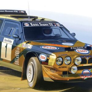 Modellino auto model kit di montaggio Beemax  LANCIA DELTA S4 CATALUNYA RALLY 1986 KIT 1:24