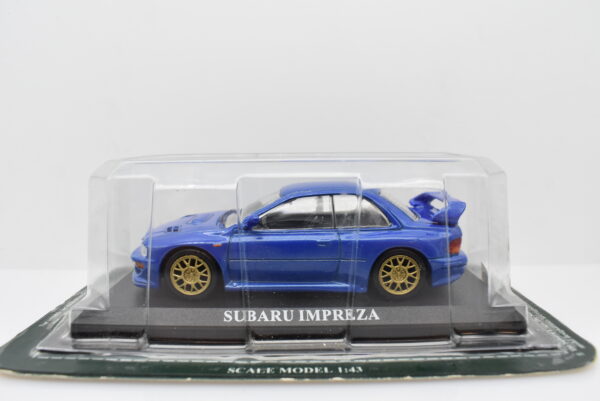 Modellino auto scala 1:43 Subaru Impreza diecast modellismo da collezione